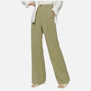 Reformation Olive Wide Leg Pants